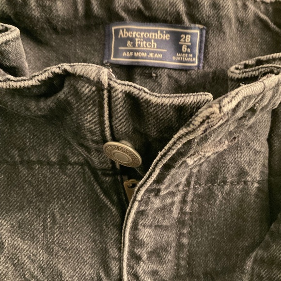 Abercrombie & Fitch Black High Rise Women Jeans - Picture 3 of 6